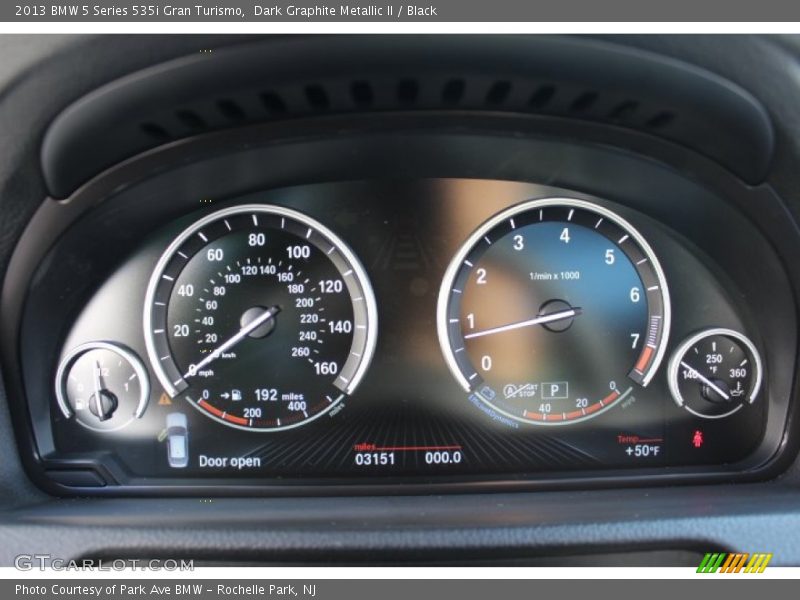 2013 5 Series 535i Gran Turismo 535i Gran Turismo Gauges
