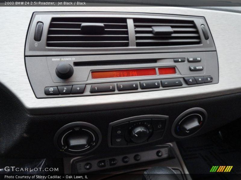 Controls of 2003 Z4 2.5i Roadster