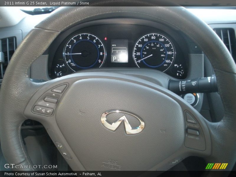 Liquid Platinum / Stone 2011 Infiniti G 25 Sedan