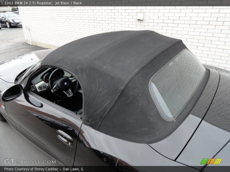 Jet Black / Black 2003 BMW Z4 2.5i Roadster