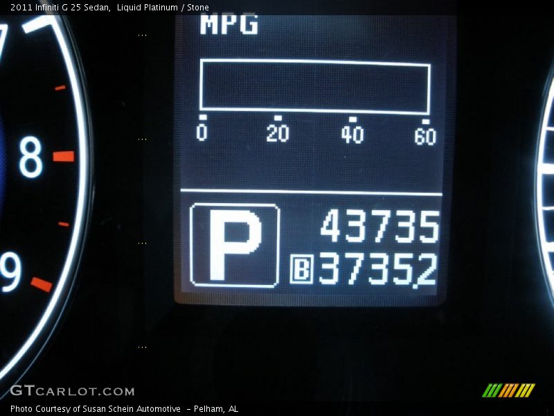 Liquid Platinum / Stone 2011 Infiniti G 25 Sedan