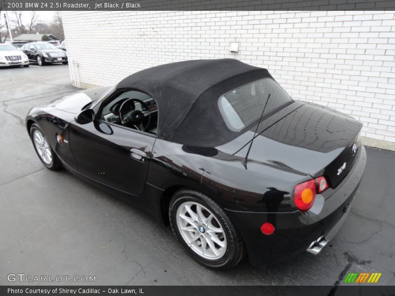Jet Black / Black 2003 BMW Z4 2.5i Roadster