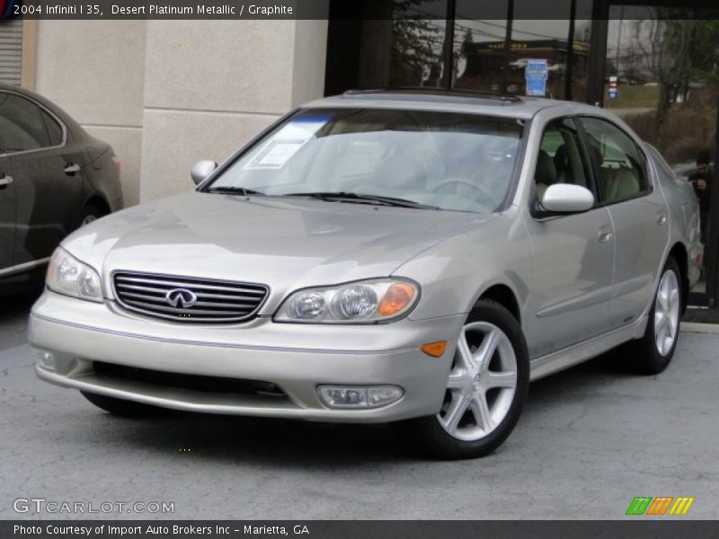 Desert Platinum Metallic / Graphite 2004 Infiniti I 35