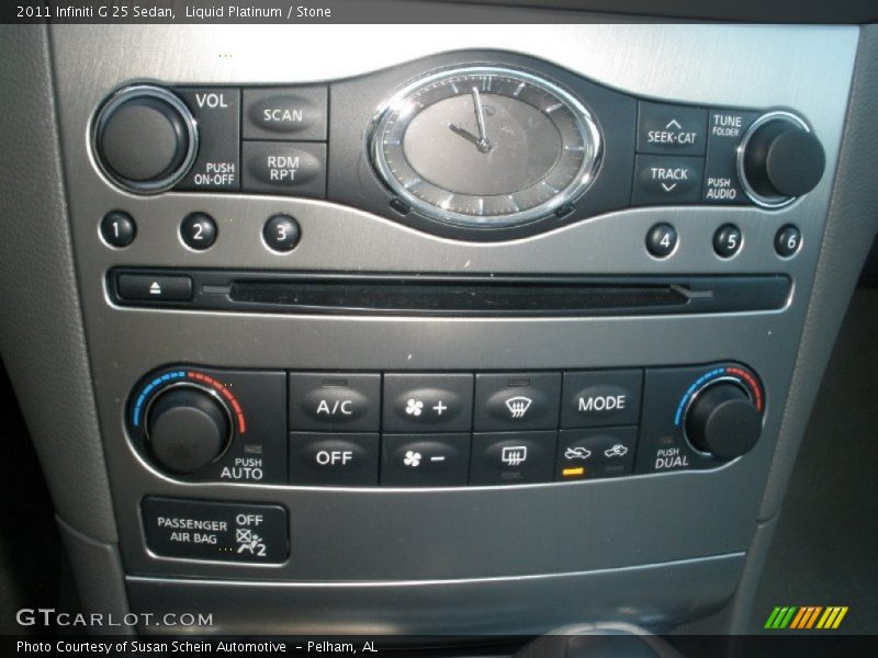Liquid Platinum / Stone 2011 Infiniti G 25 Sedan