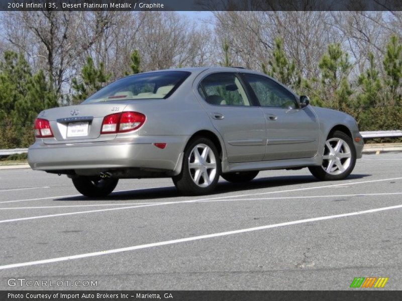 Desert Platinum Metallic / Graphite 2004 Infiniti I 35