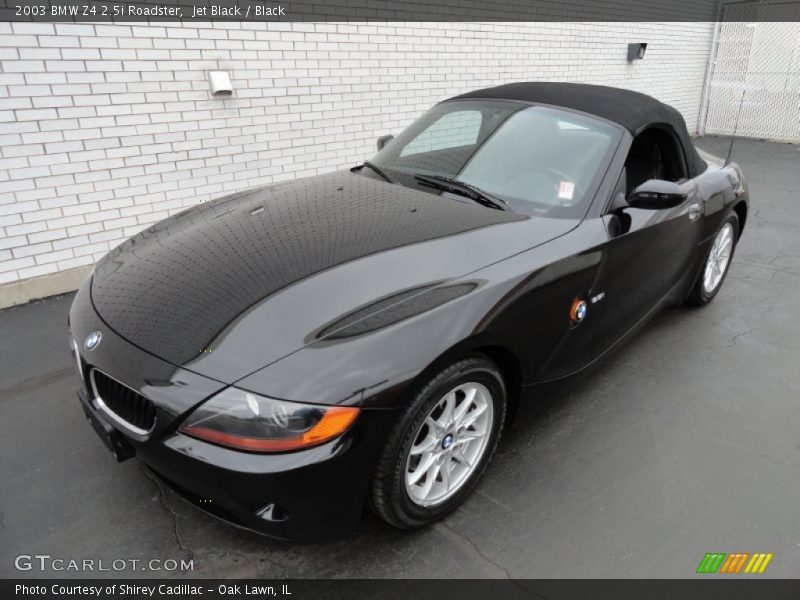 Jet Black / Black 2003 BMW Z4 2.5i Roadster