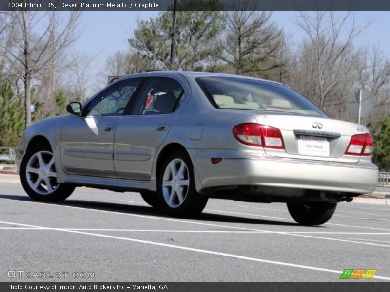 Desert Platinum Metallic / Graphite 2004 Infiniti I 35