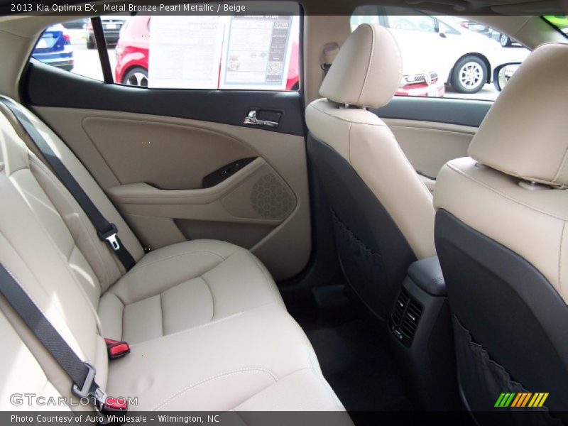 Metal Bronze Pearl Metallic / Beige 2013 Kia Optima EX