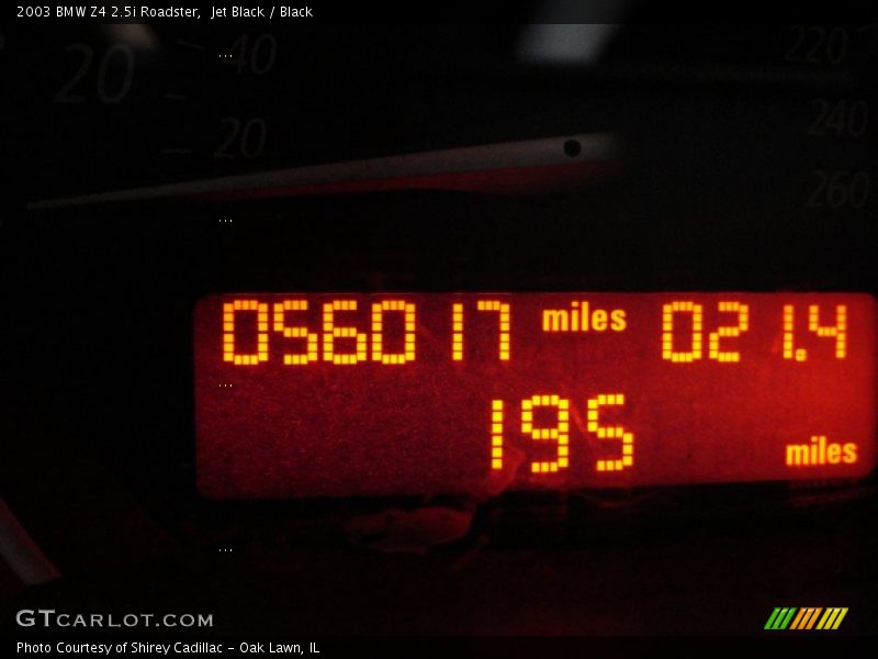 Jet Black / Black 2003 BMW Z4 2.5i Roadster