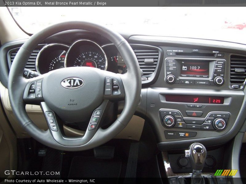 Metal Bronze Pearl Metallic / Beige 2013 Kia Optima EX