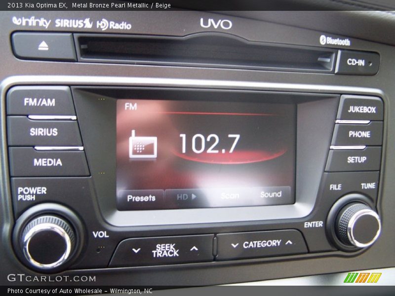 Metal Bronze Pearl Metallic / Beige 2013 Kia Optima EX