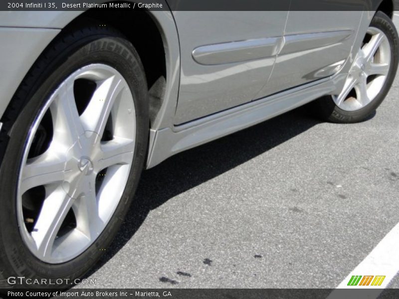 Desert Platinum Metallic / Graphite 2004 Infiniti I 35