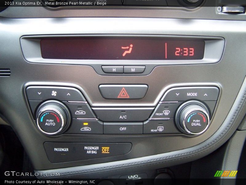 Metal Bronze Pearl Metallic / Beige 2013 Kia Optima EX