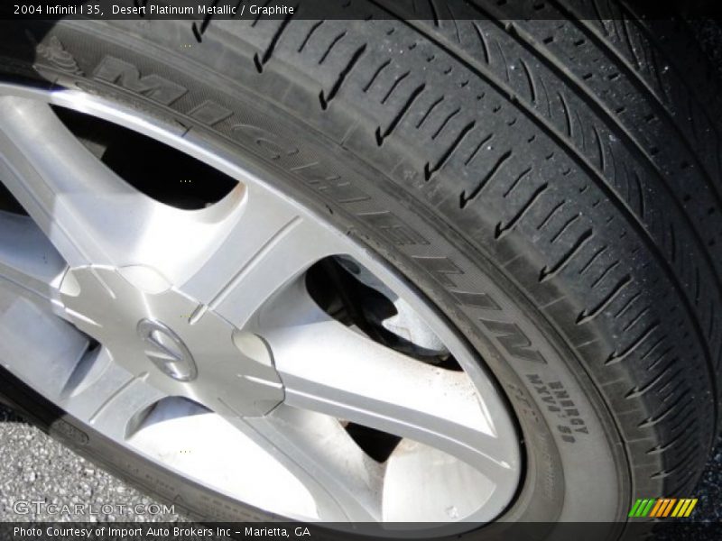 Desert Platinum Metallic / Graphite 2004 Infiniti I 35