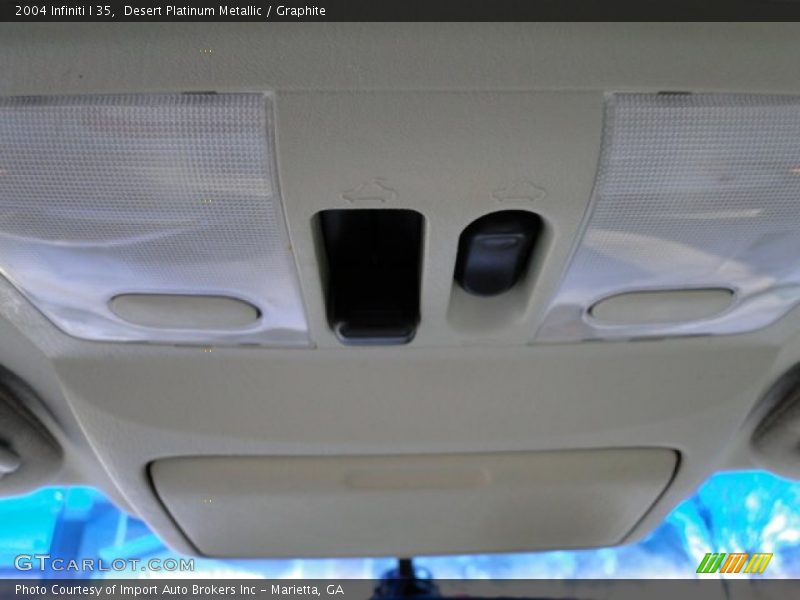 Desert Platinum Metallic / Graphite 2004 Infiniti I 35