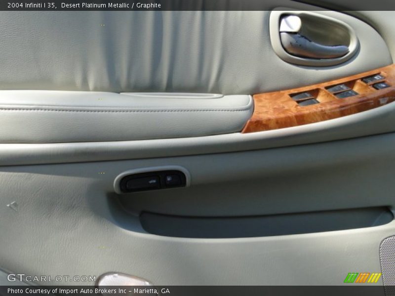 Desert Platinum Metallic / Graphite 2004 Infiniti I 35