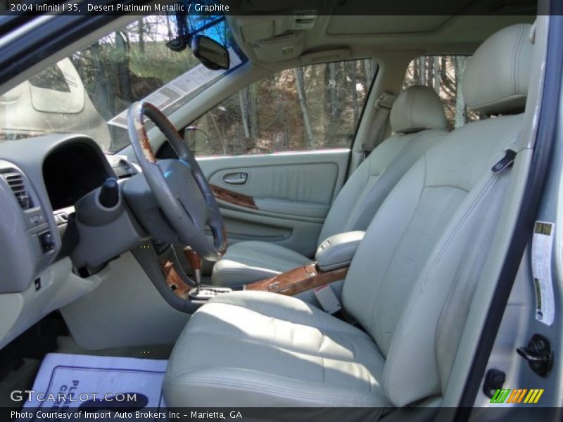 Desert Platinum Metallic / Graphite 2004 Infiniti I 35