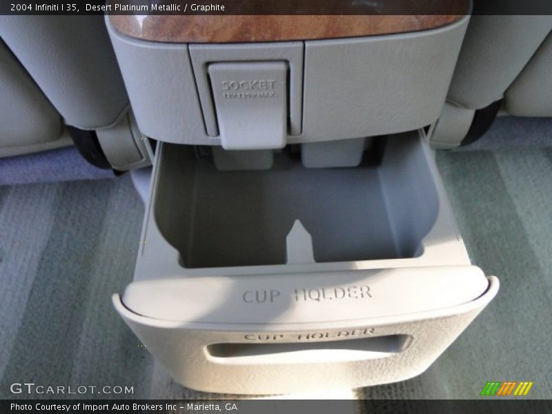 Desert Platinum Metallic / Graphite 2004 Infiniti I 35