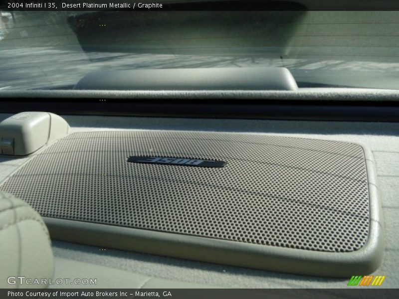 Desert Platinum Metallic / Graphite 2004 Infiniti I 35