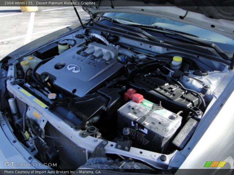 Desert Platinum Metallic / Graphite 2004 Infiniti I 35
