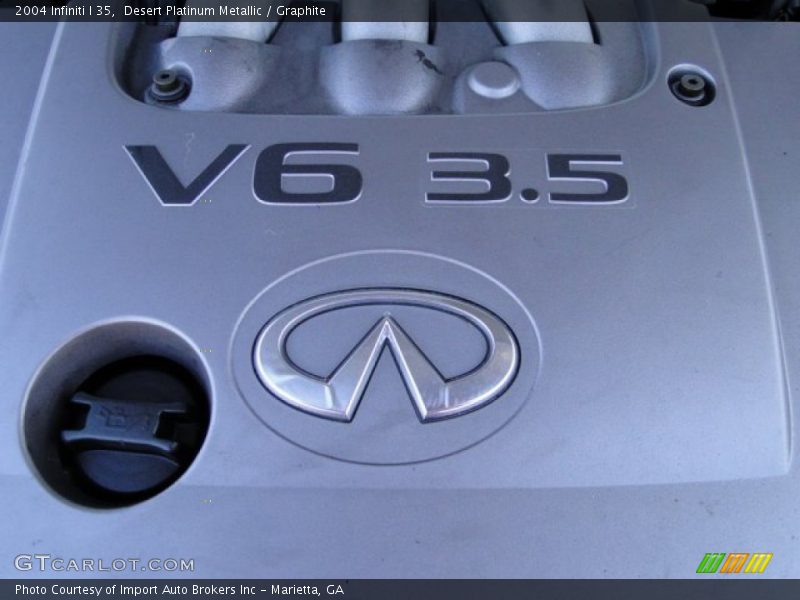 Desert Platinum Metallic / Graphite 2004 Infiniti I 35