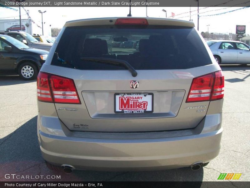 Light Sandstone Metallic / Dark Slate Gray/Light Graystone 2009 Dodge Journey SXT