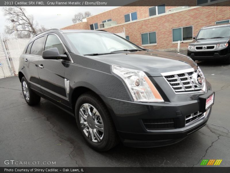 Gray Flannel Metallic / Ebony/Ebony 2013 Cadillac SRX FWD