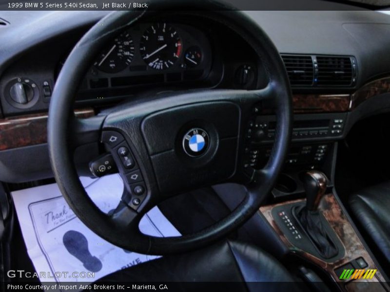 Jet Black / Black 1999 BMW 5 Series 540i Sedan