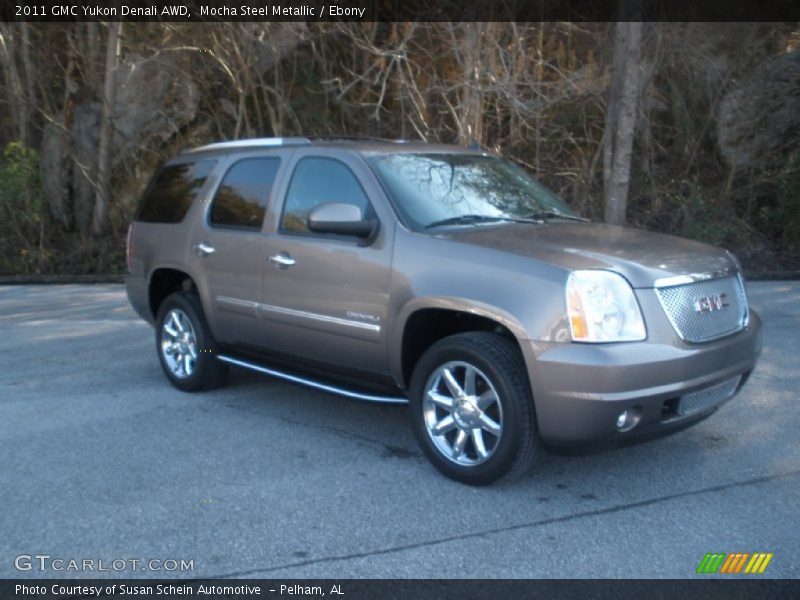 Mocha Steel Metallic / Ebony 2011 GMC Yukon Denali AWD