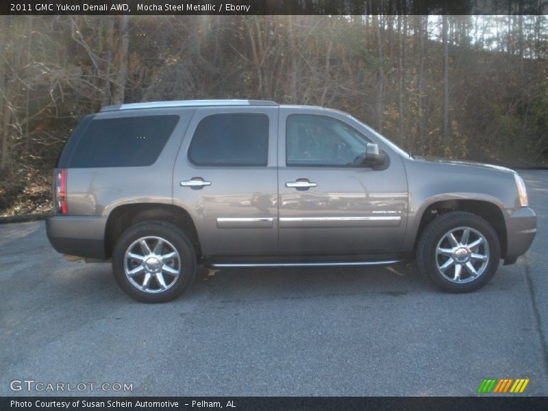 Mocha Steel Metallic / Ebony 2011 GMC Yukon Denali AWD