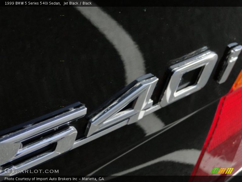 Jet Black / Black 1999 BMW 5 Series 540i Sedan