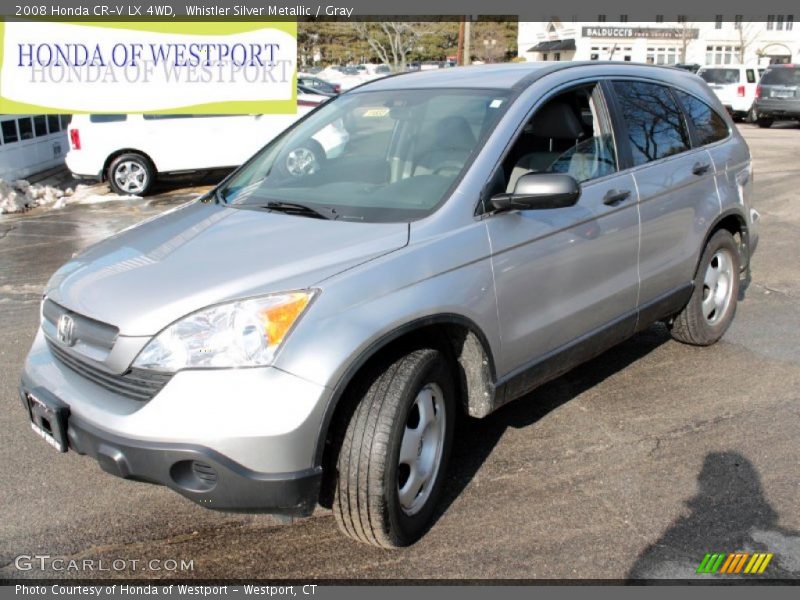 Whistler Silver Metallic / Gray 2008 Honda CR-V LX 4WD