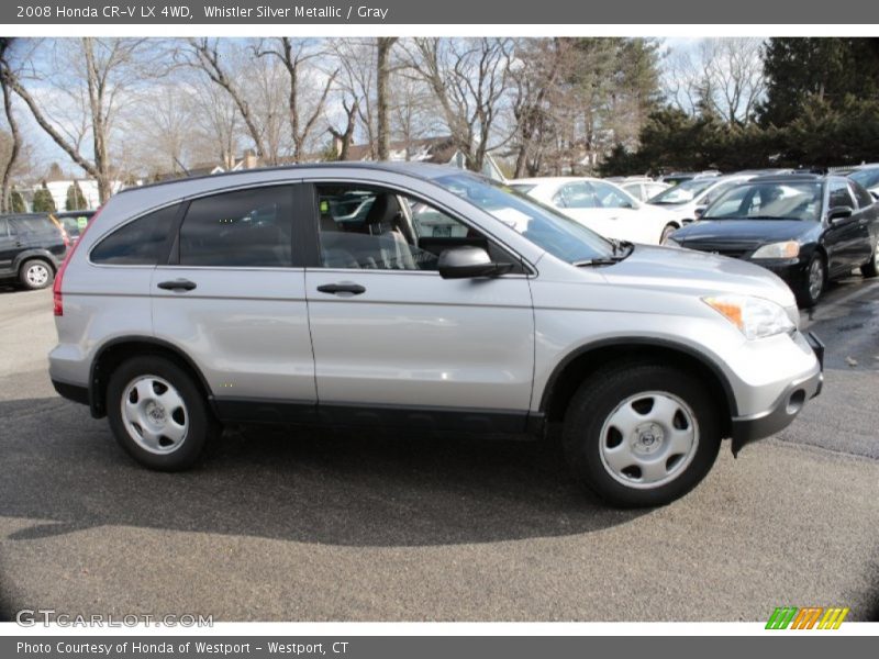 Whistler Silver Metallic / Gray 2008 Honda CR-V LX 4WD