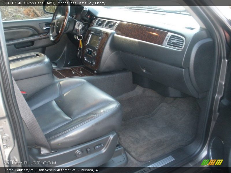 Mocha Steel Metallic / Ebony 2011 GMC Yukon Denali AWD