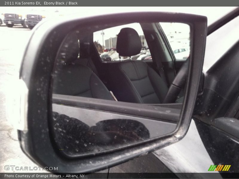 Ebony Black / Black 2011 Kia Sorento EX