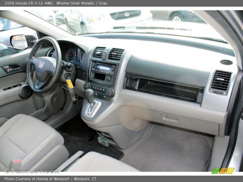 Whistler Silver Metallic / Gray 2008 Honda CR-V LX 4WD