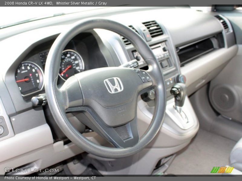 Whistler Silver Metallic / Gray 2008 Honda CR-V LX 4WD