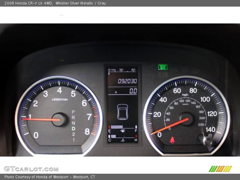  2008 CR-V LX 4WD LX 4WD Gauges
