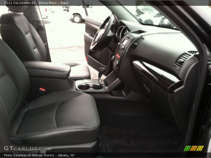 Ebony Black / Black 2011 Kia Sorento EX