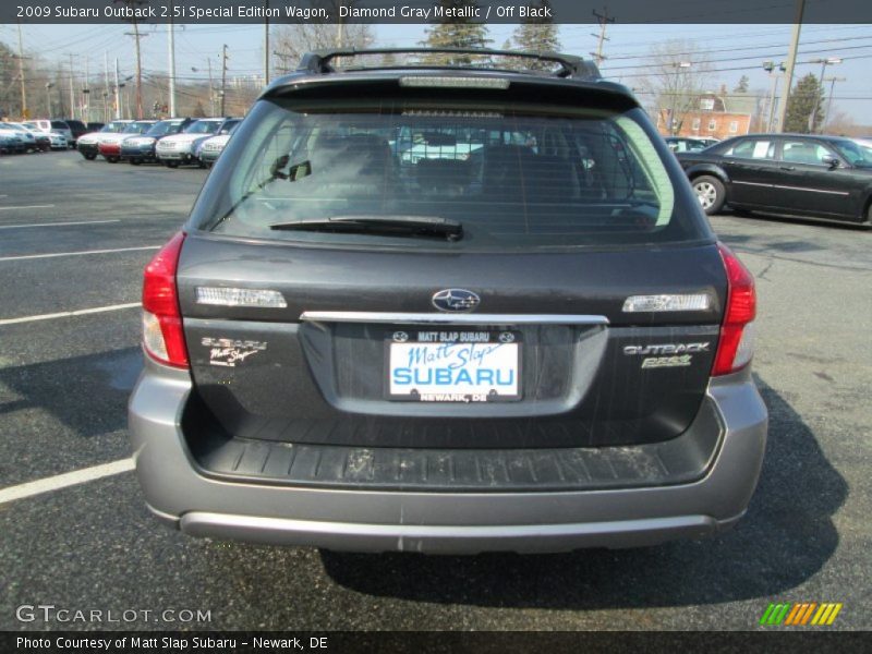 Diamond Gray Metallic / Off Black 2009 Subaru Outback 2.5i Special Edition Wagon