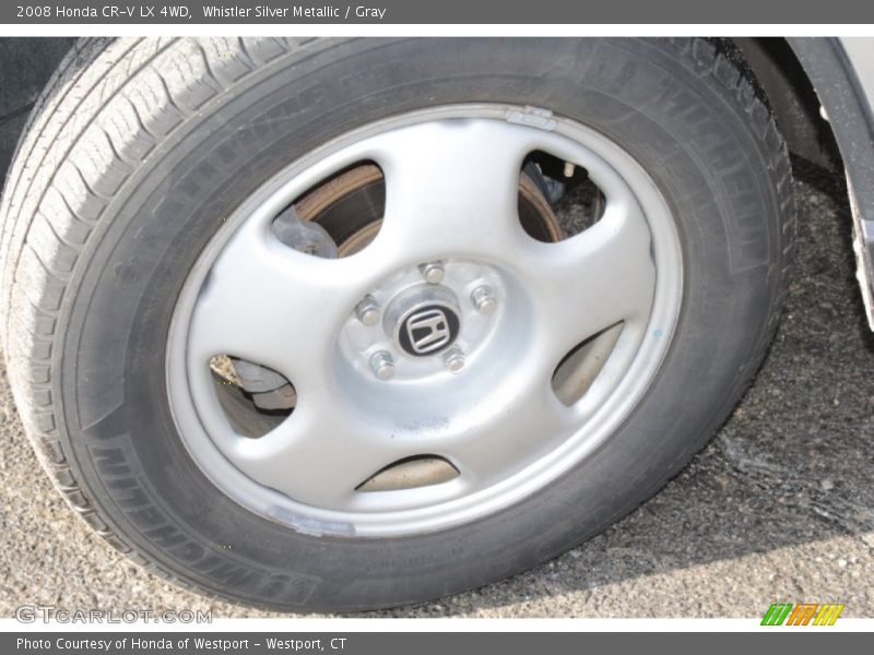 Whistler Silver Metallic / Gray 2008 Honda CR-V LX 4WD