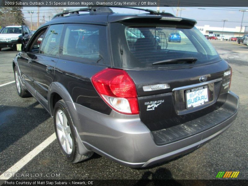 Diamond Gray Metallic / Off Black 2009 Subaru Outback 2.5i Special Edition Wagon