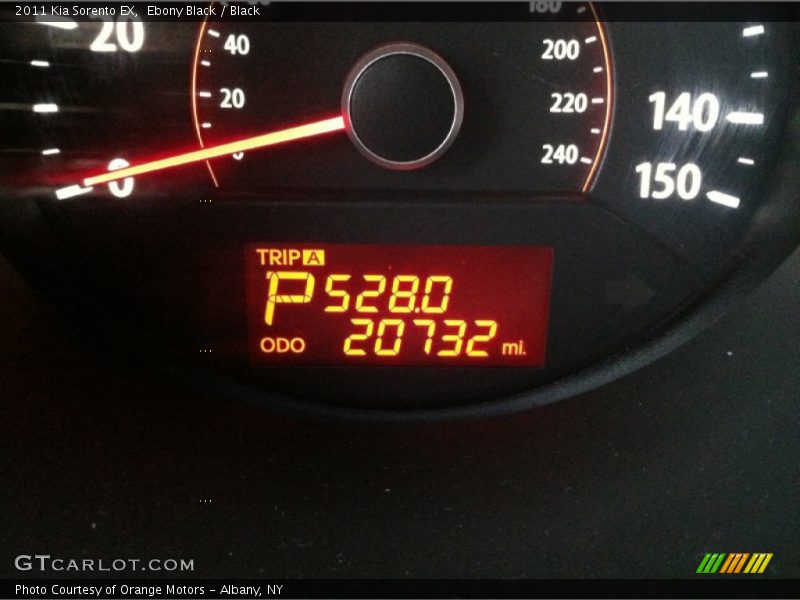 Ebony Black / Black 2011 Kia Sorento EX