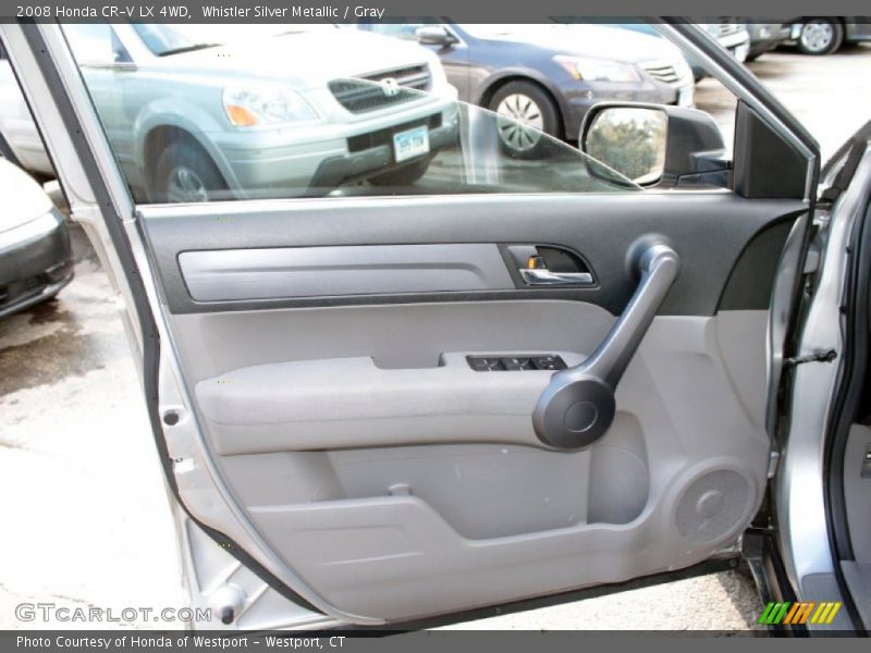 Whistler Silver Metallic / Gray 2008 Honda CR-V LX 4WD