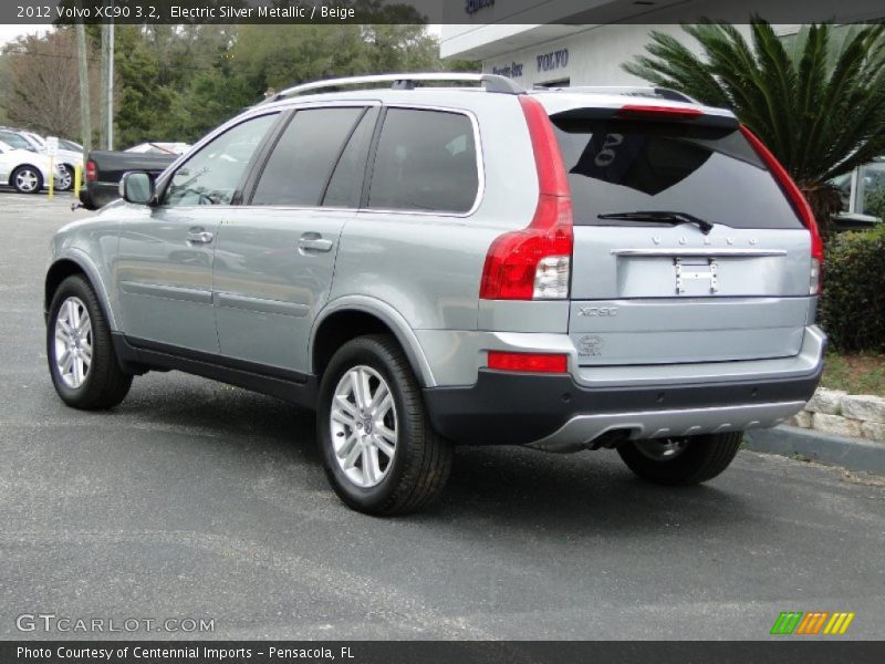 Electric Silver Metallic / Beige 2012 Volvo XC90 3.2