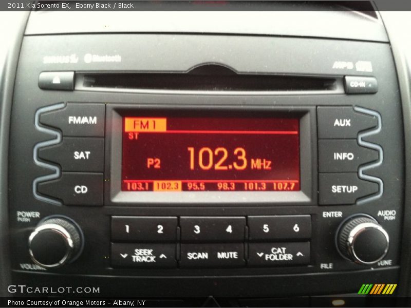 Audio System of 2011 Sorento EX