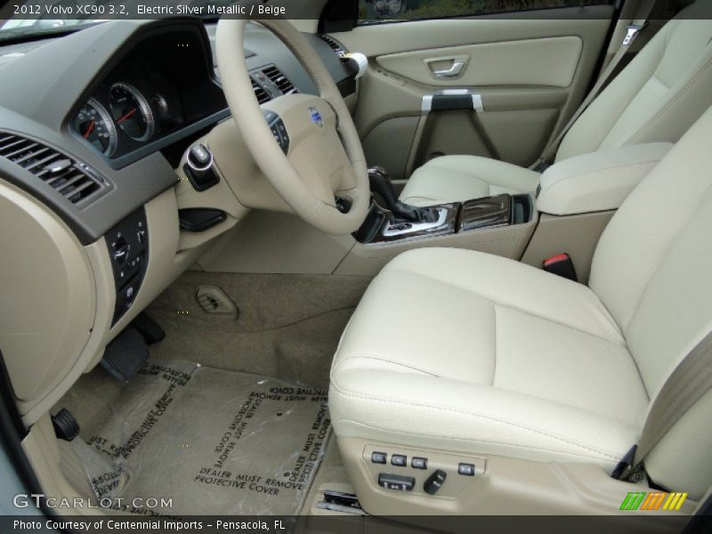 Electric Silver Metallic / Beige 2012 Volvo XC90 3.2