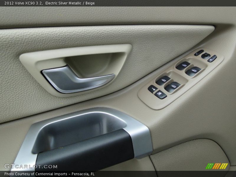 Electric Silver Metallic / Beige 2012 Volvo XC90 3.2
