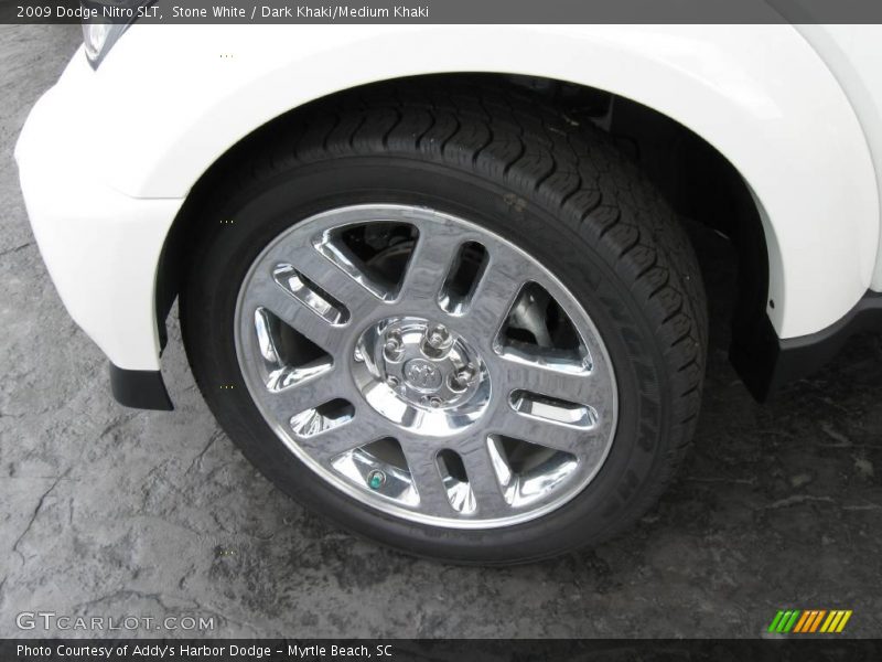Stone White / Dark Khaki/Medium Khaki 2009 Dodge Nitro SLT