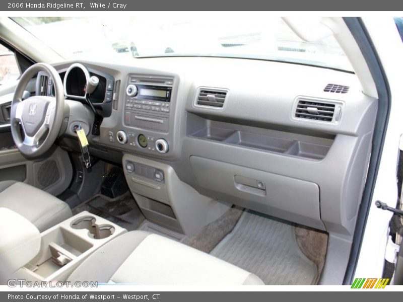 White / Gray 2006 Honda Ridgeline RT